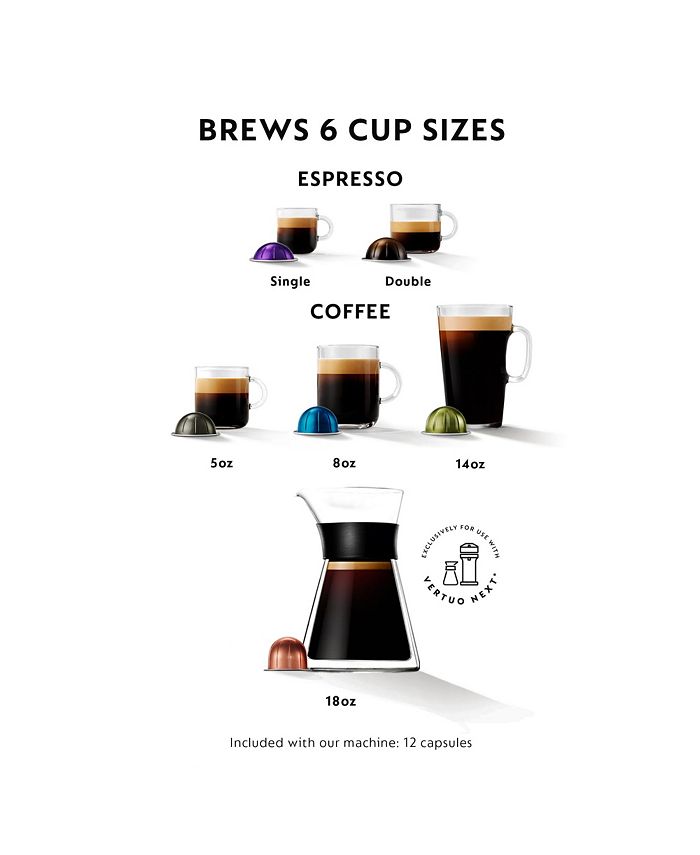 Nespresso Vertuo Next Deluxe Coffee and Espresso Machine by Breville