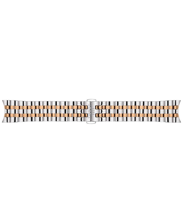 Tissot - Men's Swiss Automatic Carson Premium Powermatic 80 Two-Tone Stainless Steel Bracelet Watch 40mm