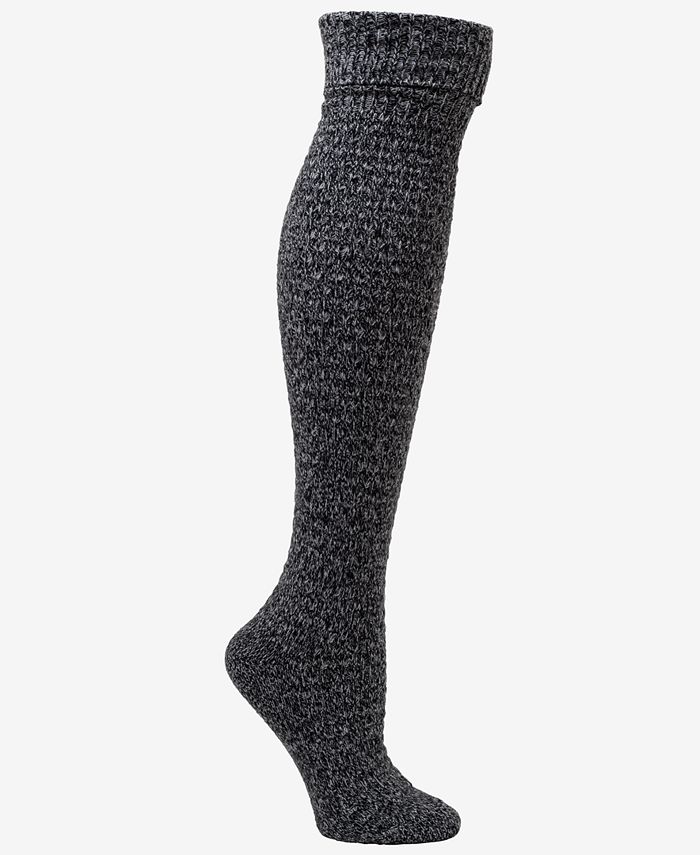 Cuddl Duds Women's Cable Turn-Cuff Knee Socks - Macy's