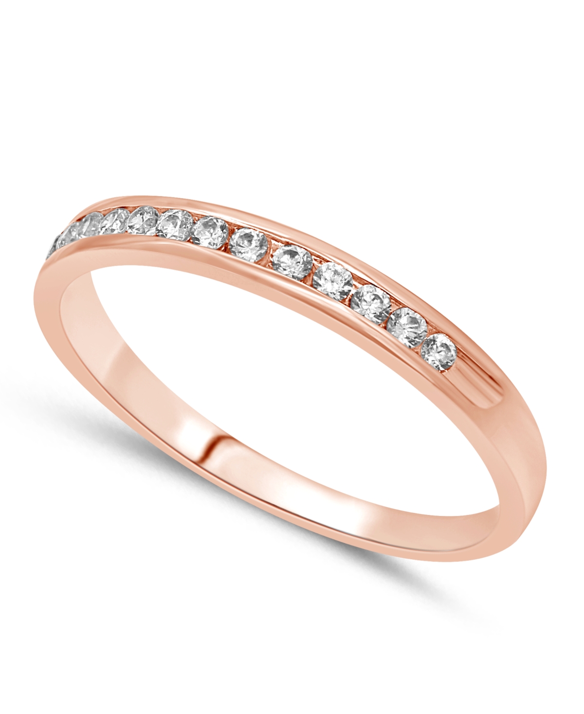 Diamond Band (1/6 ct. t.w.) in 14k White, Yellow or- Rose Gold