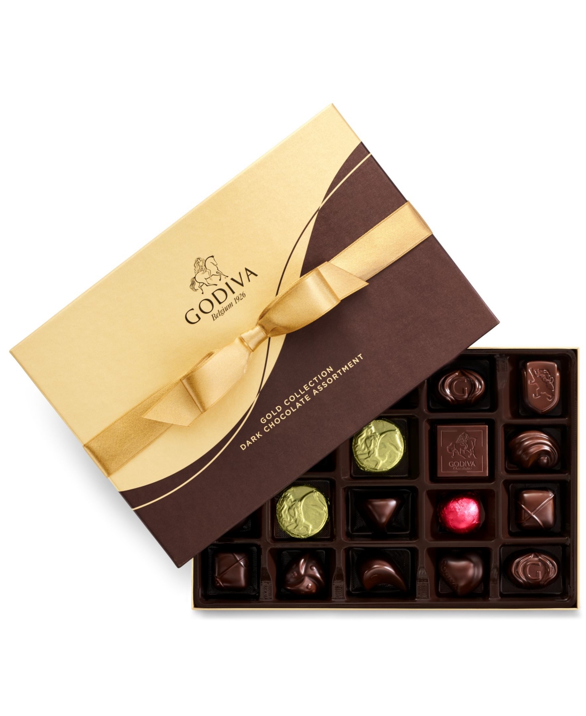 Godiva Assorted Dark Chocolate Gift Box, 22 Piece