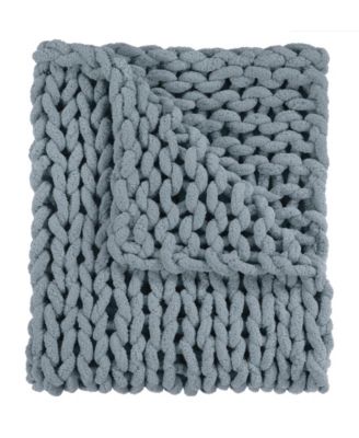 Chenille Knitted Throw, 40" x 50"