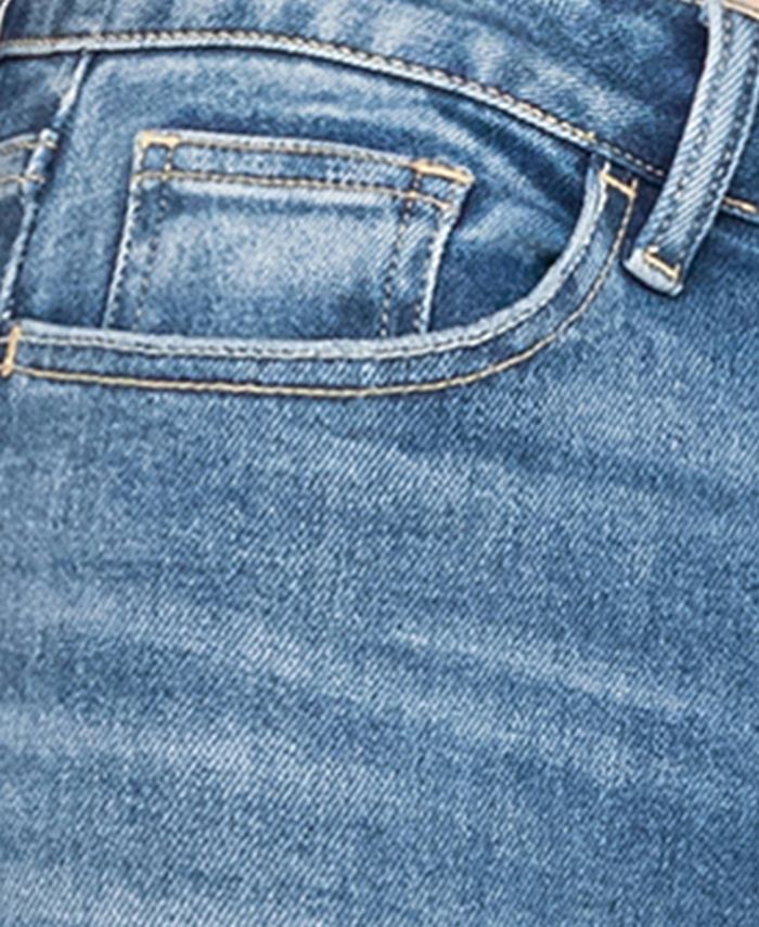 Vervet Mid Rise Raw Hem Skinny