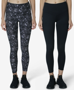 image of Ultra Flirt Juniors- 2-Pk. High-Rise V-Waist Leggings