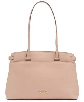 calvin klein avery pebble satchel