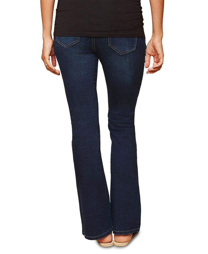 Motherhood Maternity Indigo Blue Maternity Petite BootCut Jeans Macy's