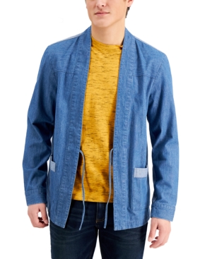 Sun + Stone Men's Dean Open-Front Jacket Created for Macy's
