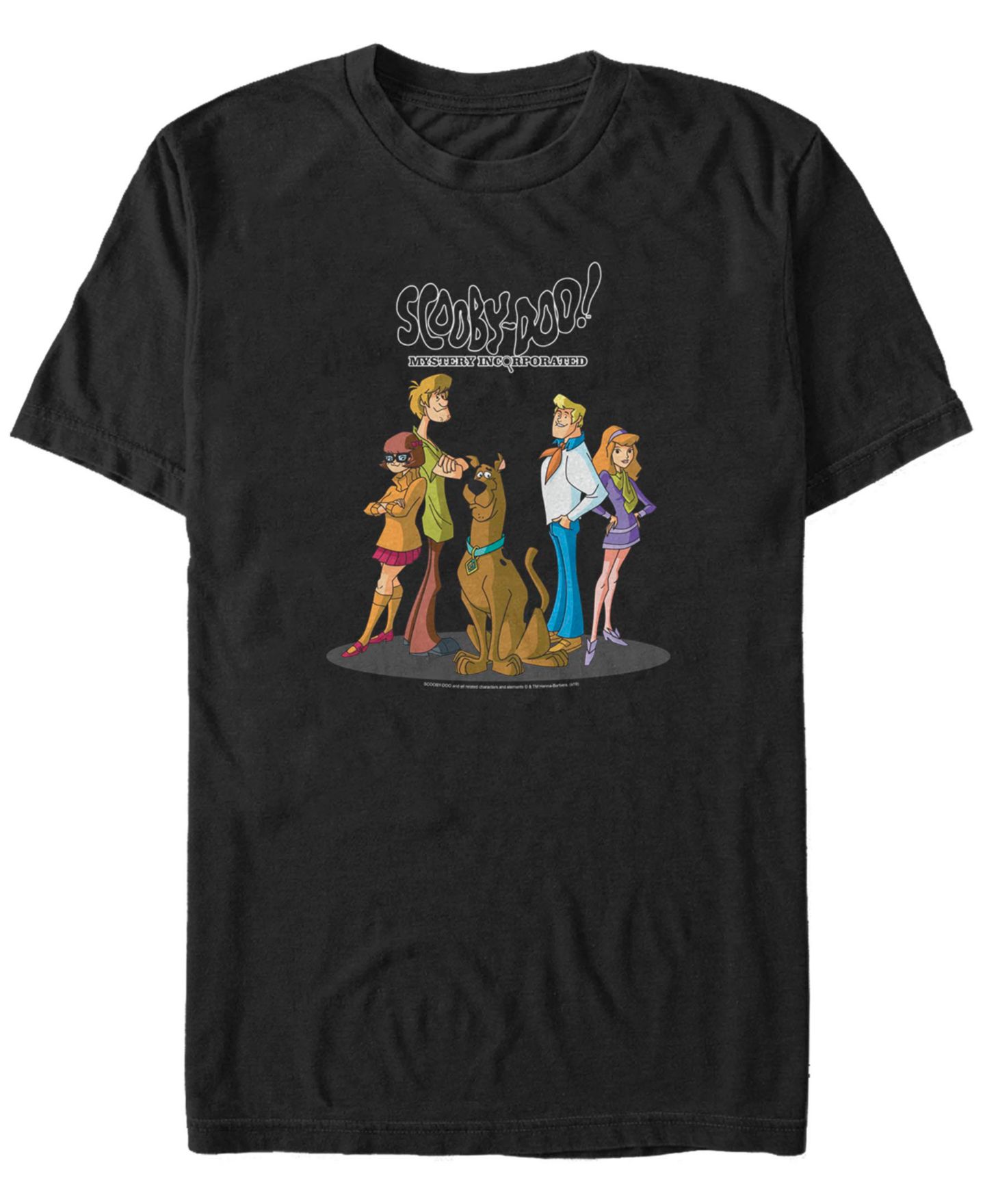 Мужская футболка Fifth Sun Scooby Doo Mystery Gang Group Short Sleeve, цвет: Чёрный — фото 1