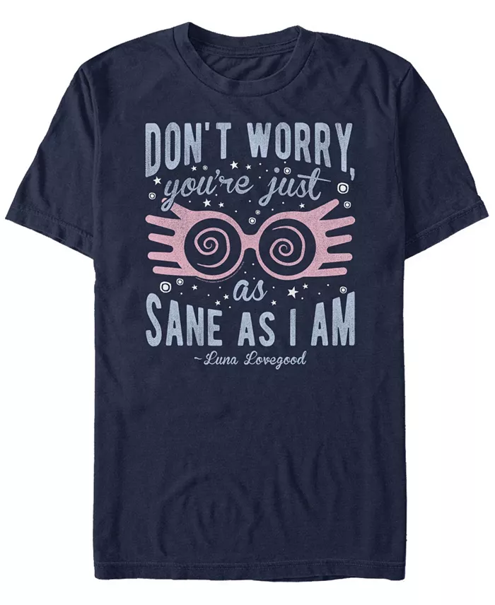 Men's Deathly Hallows 2 Just As Sane As Luna Short Sleeve T-shirt