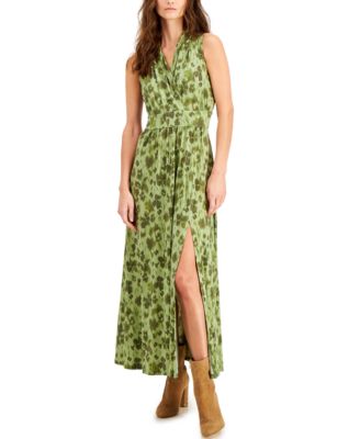 macys michael kors maxi dress