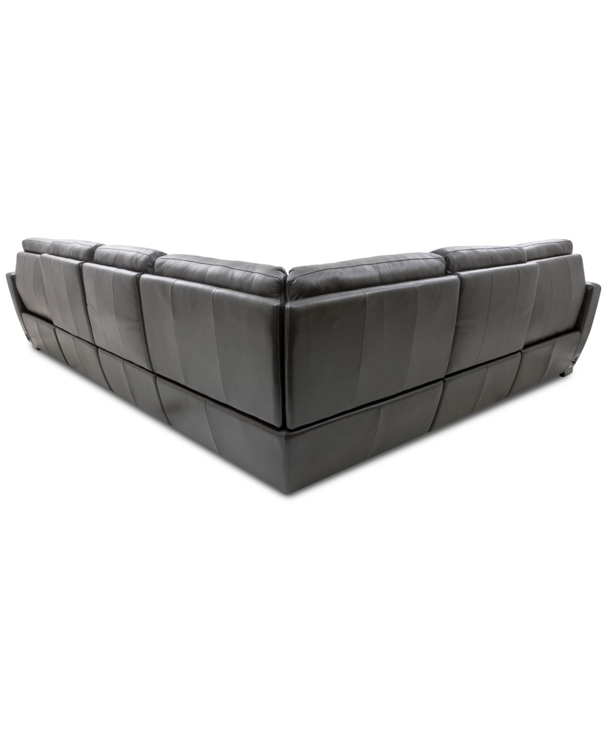 Gabrine 6-Pc. Leather Sectional with 2 Power Headrests, Created for Macy's