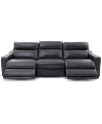 Gabrine 3-Pc. Leather Sofa with 2 Power Recliners, Created for Macy's