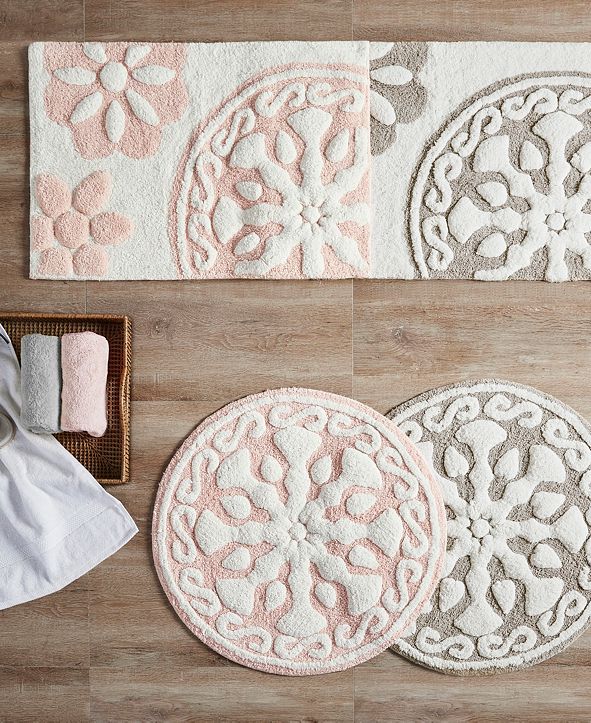 Madison Park Casablanca 25" Medallion Cotton Tufted Bath Rug & Reviews Home Macy's