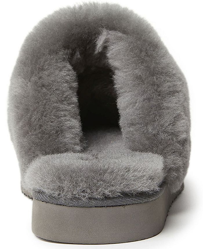 Dearfoams Women's Sydney Shearling Scuff Slippers Macy's