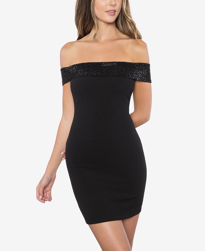 B darlin off the shop shoulder dress