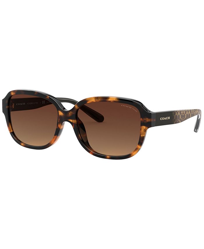 COACH Women's Polarized Sunglasses, HC8298U 57 L1153 Macy's