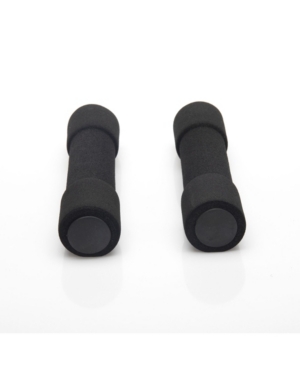 Mind Reader Soft Hand Weights for Indoor Outdoor Workout Rubber Dumbbells Set of 2