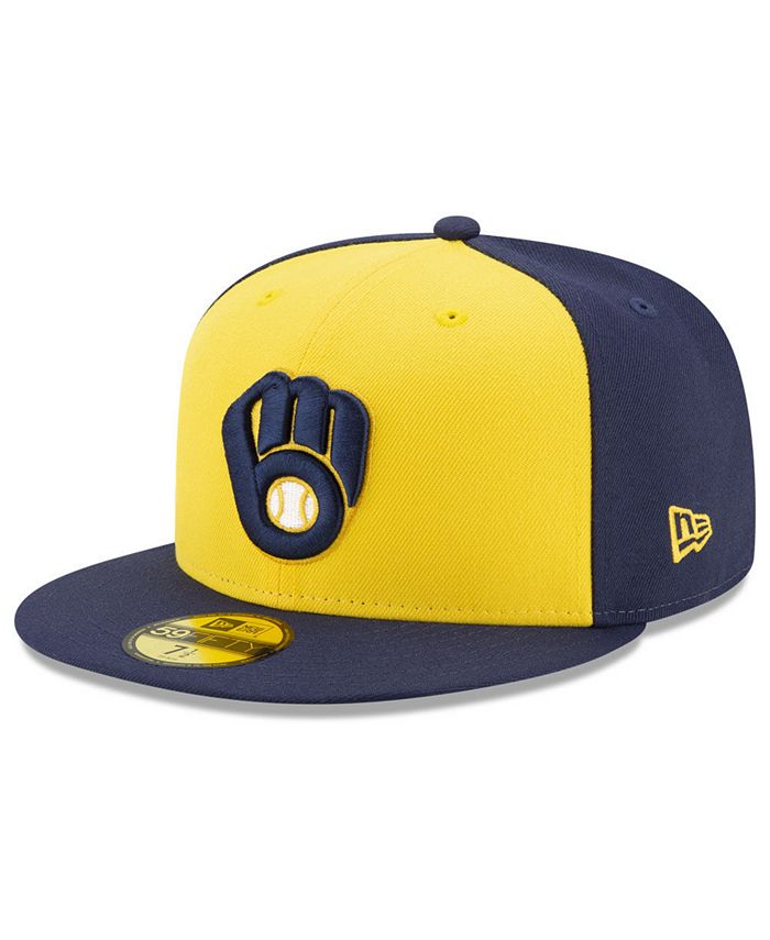 New Era Milwaukee Brewers Authentic Collection 59FIFTY Cap - Macy's