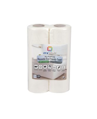 Mind Reader - Reusable Biodegradable Paper Towel Alternative, Pack of 2