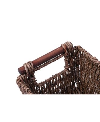 Wickerwise Seagrass Counter-Top Basket