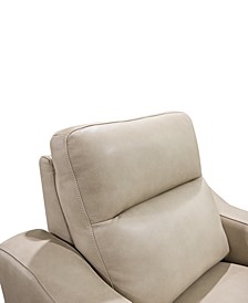 Gabrine Leather Power Recliner, Created for Macy's