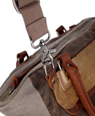 Tapa Canvas Satchel Bag