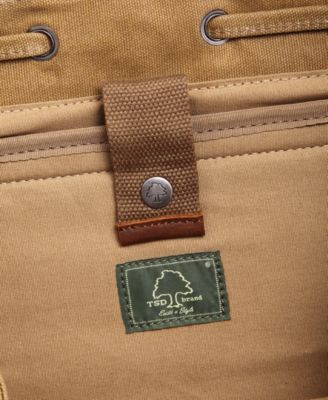 Stone Creek Waxed Canvas Backpack Handbag