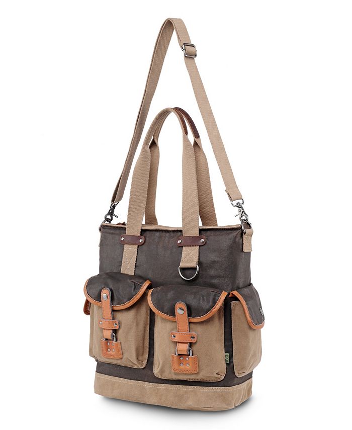 TSD BRAND Tapa Canvas Tote Bag & Reviews - Handbags & Accessories - Macy's