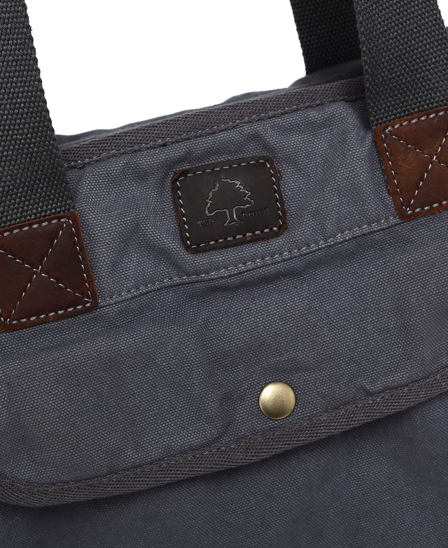 Женская сумка TSD BRAND Atona Canvas, цвет: Серый — фото 8
