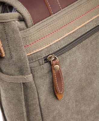 Turtle Ridge 4-Pocket Canvas Crossbody Bag