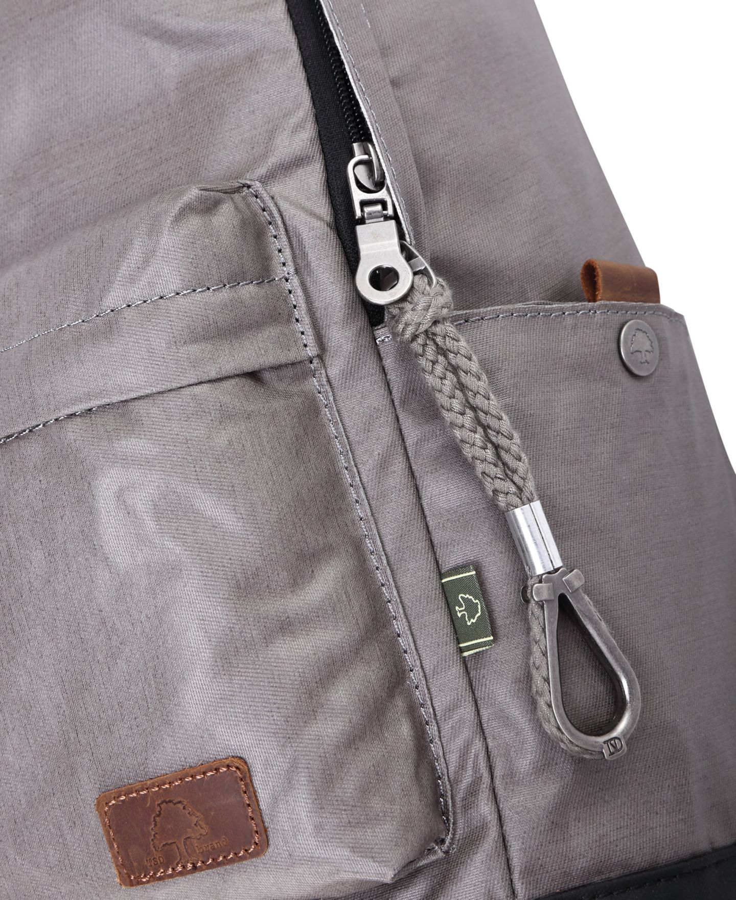 Рюкзак TSD BRAND Urban Light Coated Canvas, цвет: Серый — фото 9