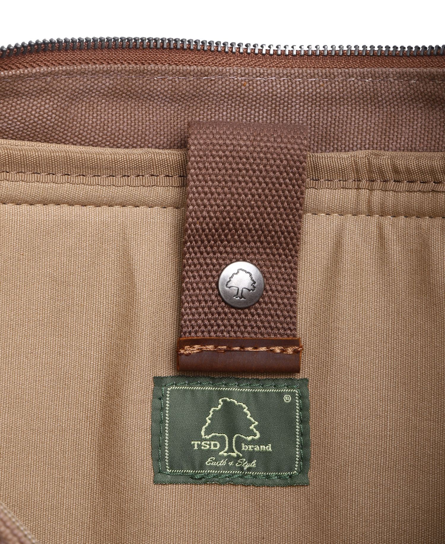 Hudson Canvas Messenger Bag