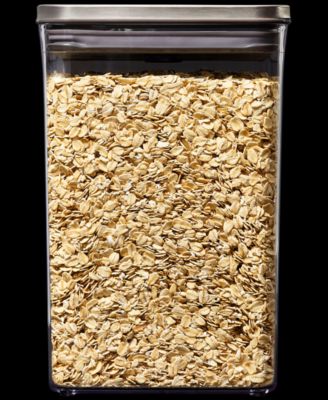 Steel Pop Big Square Medium 4.4-Qt. Food Storage Container