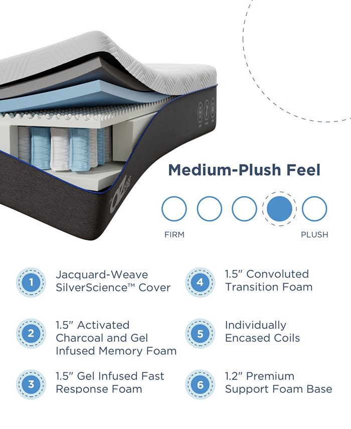 Dr. Oz Good Life 12" Plush Hybrid Mattress Queen Macy's