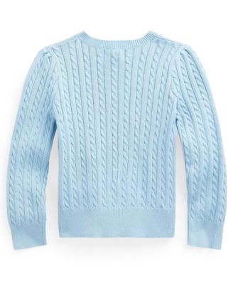 Polo Ralph Lauren Toddler Girl Cable-Knit Cotton Cardigan