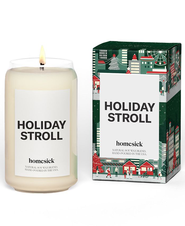 Homesick Candles Holiday Stroll Soy Candle Macy's
