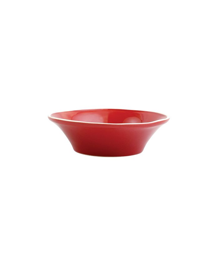 VIETRI Chroma Red Cereal Bowl Macy's
