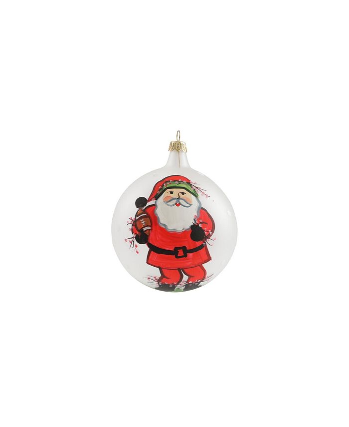 VIETRI - Vietri Old St. Nick Football Ornament