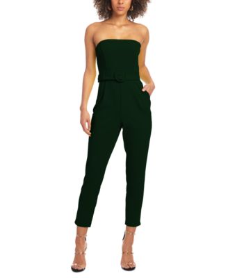 strapless petite jumpsuit