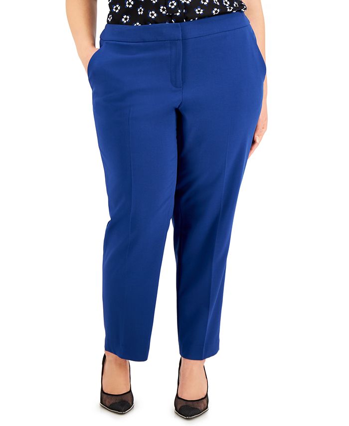 Bar III Plus Size Stretch SlimFit Pants, Created for Macy's Macy's