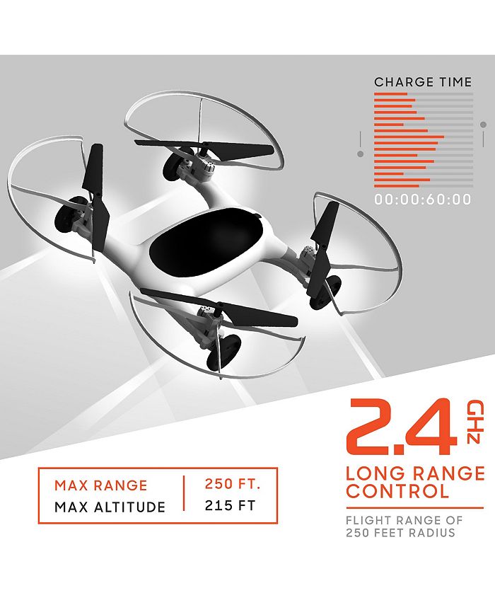 Sharper Image Fly and Drive 7" Drone Macy
