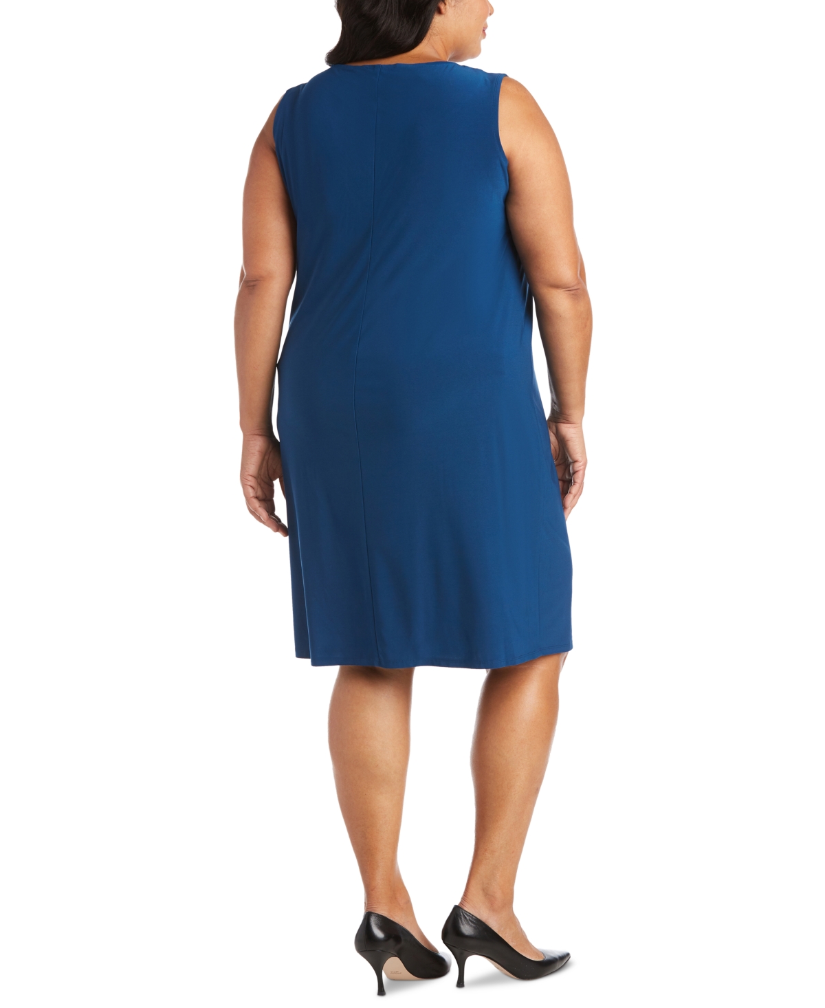 R & M Richards Plus-Size Embellished Dress & Jacket Set