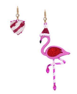 betsey johnson flamingo jewelry