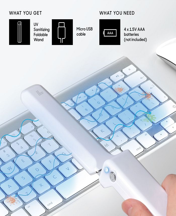 Sharper Image Travel Sanitizing Wand Portable Macy's