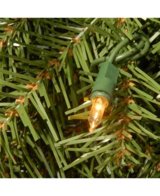 National Tree Company 9' X 10" Norwood Fir Garland With 50 Battery ...