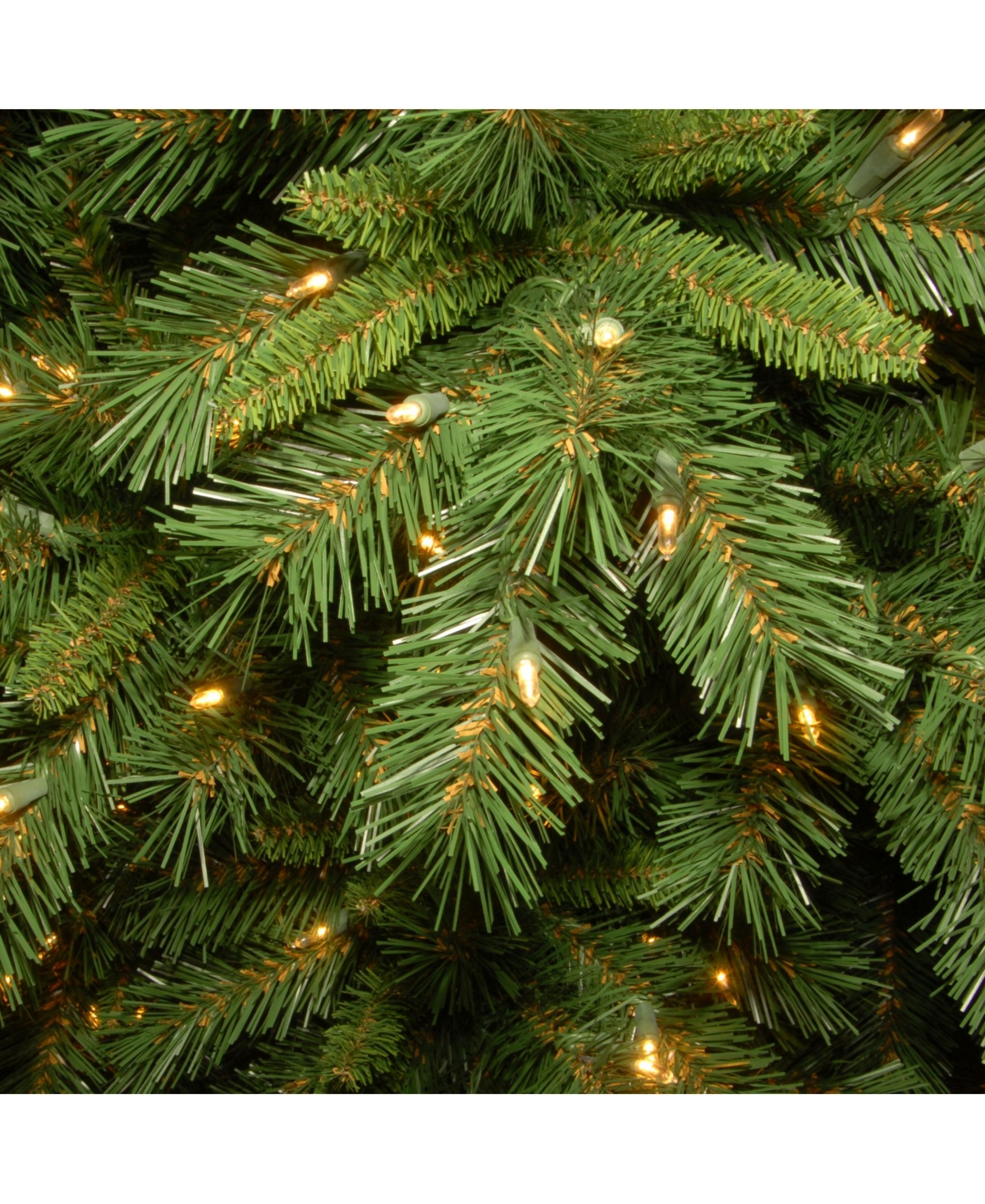 National Tree Tiffany Fir Slim Tree with 400 Clear Lights