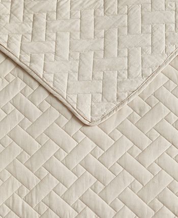 Tommy Bahama Home - Tommy Bahama Solid Dune Reversible 3-Piece King Quilt Set