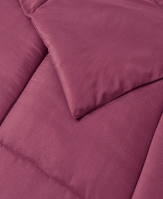 Color Hypoallergenic Down Alternative Light Warmth Microfiber Comforter, King