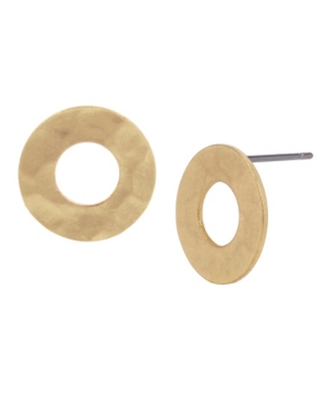 image of Robert Lee Morris Soho Circle Stud Earrings
