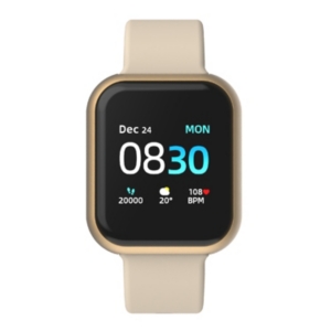 image of Women-s Air 3 Beige Silicone Strap Touchscreen Smart Watch 40mm